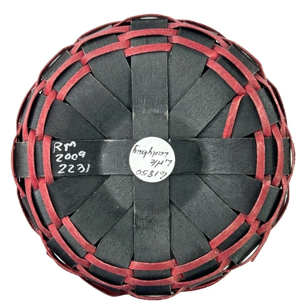 Longaberger LITTLE LADYBUG Basket Lid & Legs Plastic Protector 2009 - Lid Repair